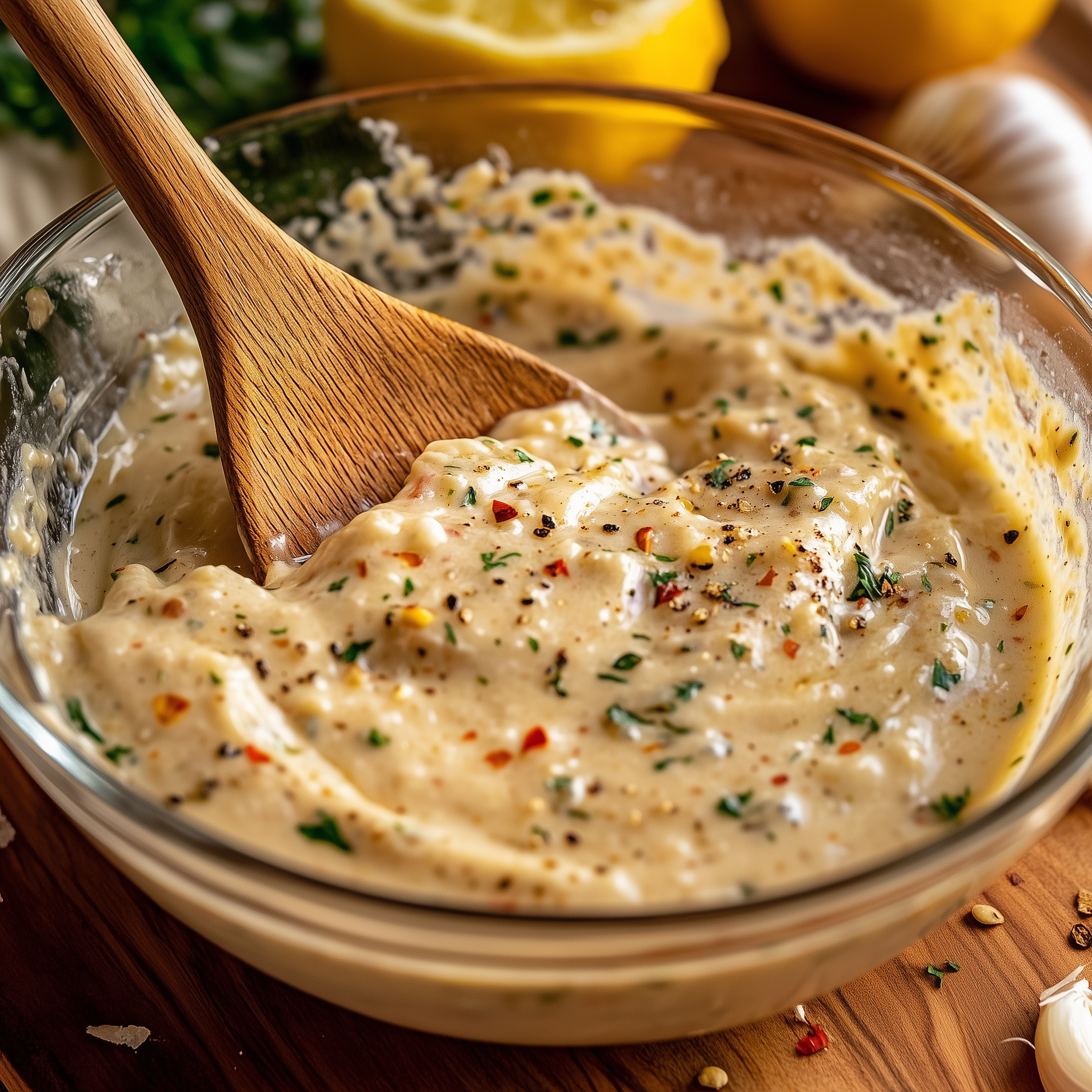 Homemade garlic parmesan sauce recipe
