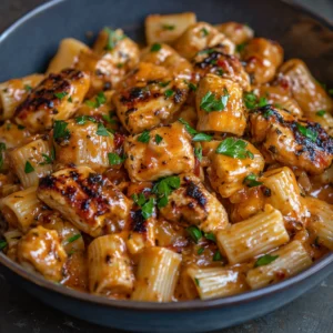 Cajun chicken rigatoni
