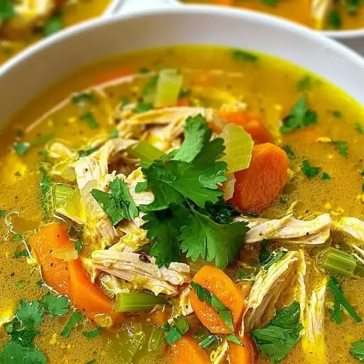 Anti-Inflammatory Turmeric Chicken Soup