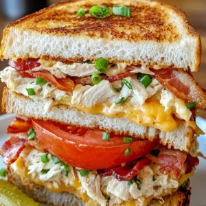 BLT Chicken Salad Sandwich