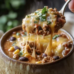 Cheesy Enchilada Chili