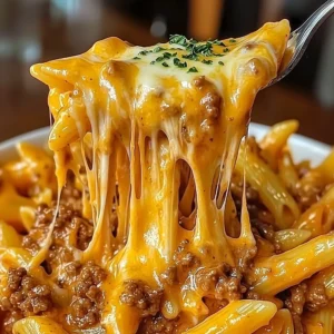 Cheesy Sloppy Cheeseburger Pasta