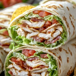 Chicken Bacon Ranch Wraps