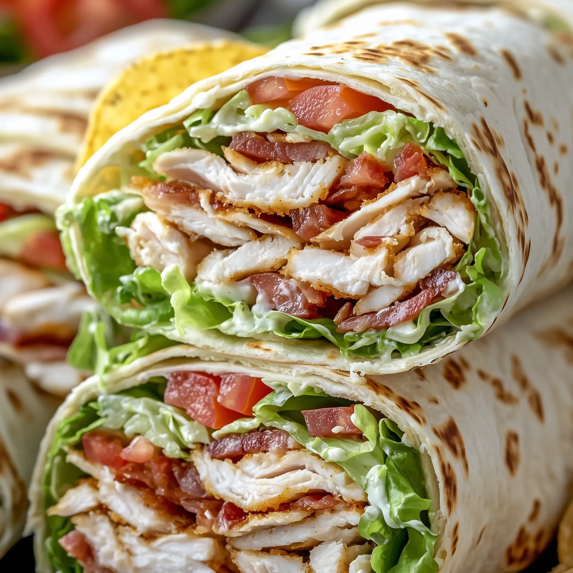 Chicken Bacon Ranch Wraps