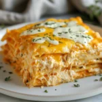 Creamy Buffalo Chicken Lasagna