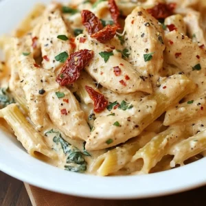 Creamy Garlic Parmesan Chicken Pasta
