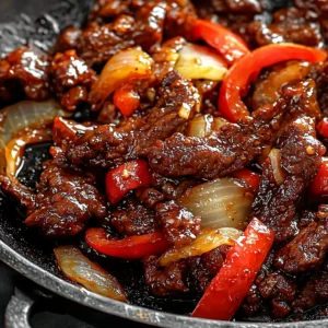 Crispy Beef and Bell Pepper Stir-Fry
