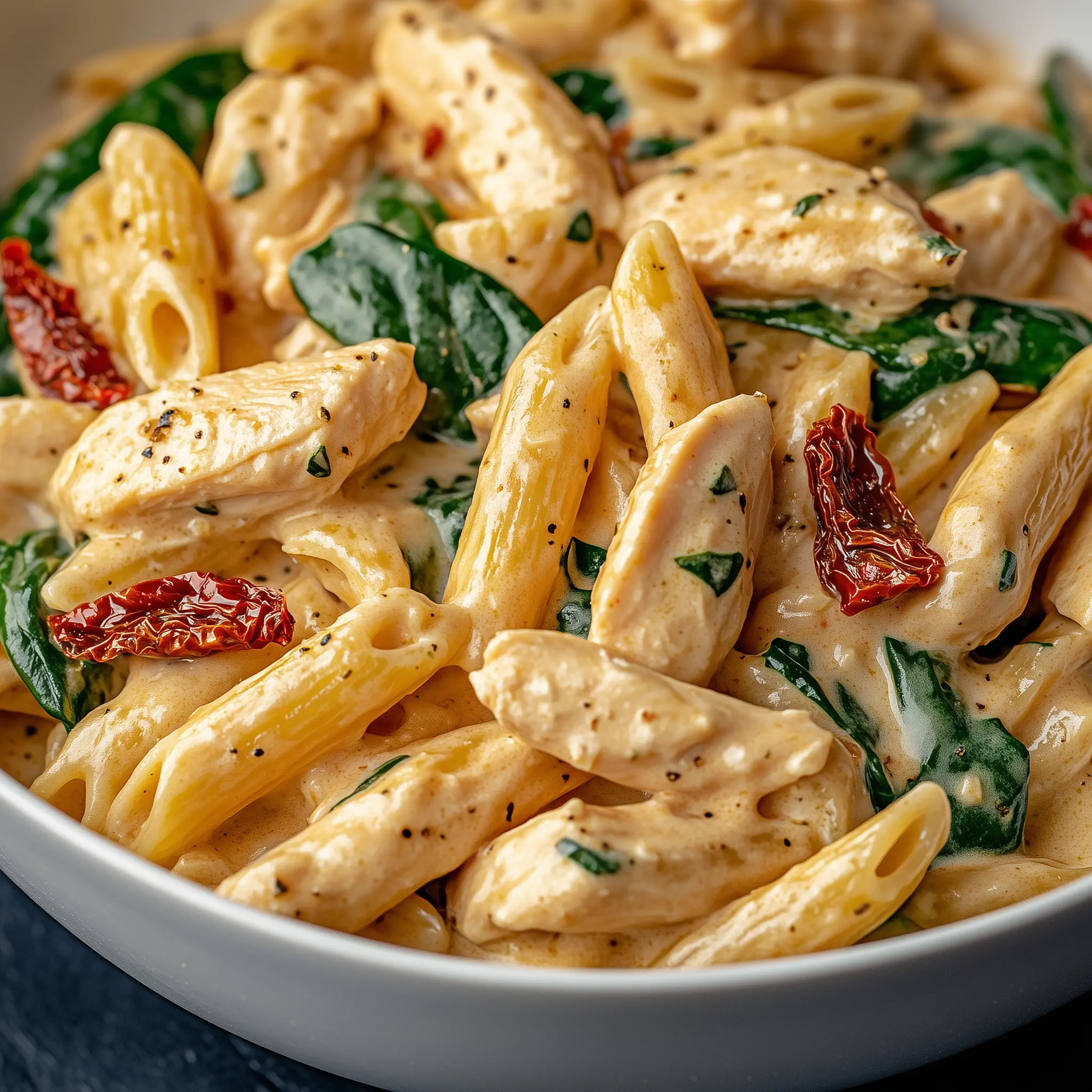 Garlic Tuscan Chicken Pasta