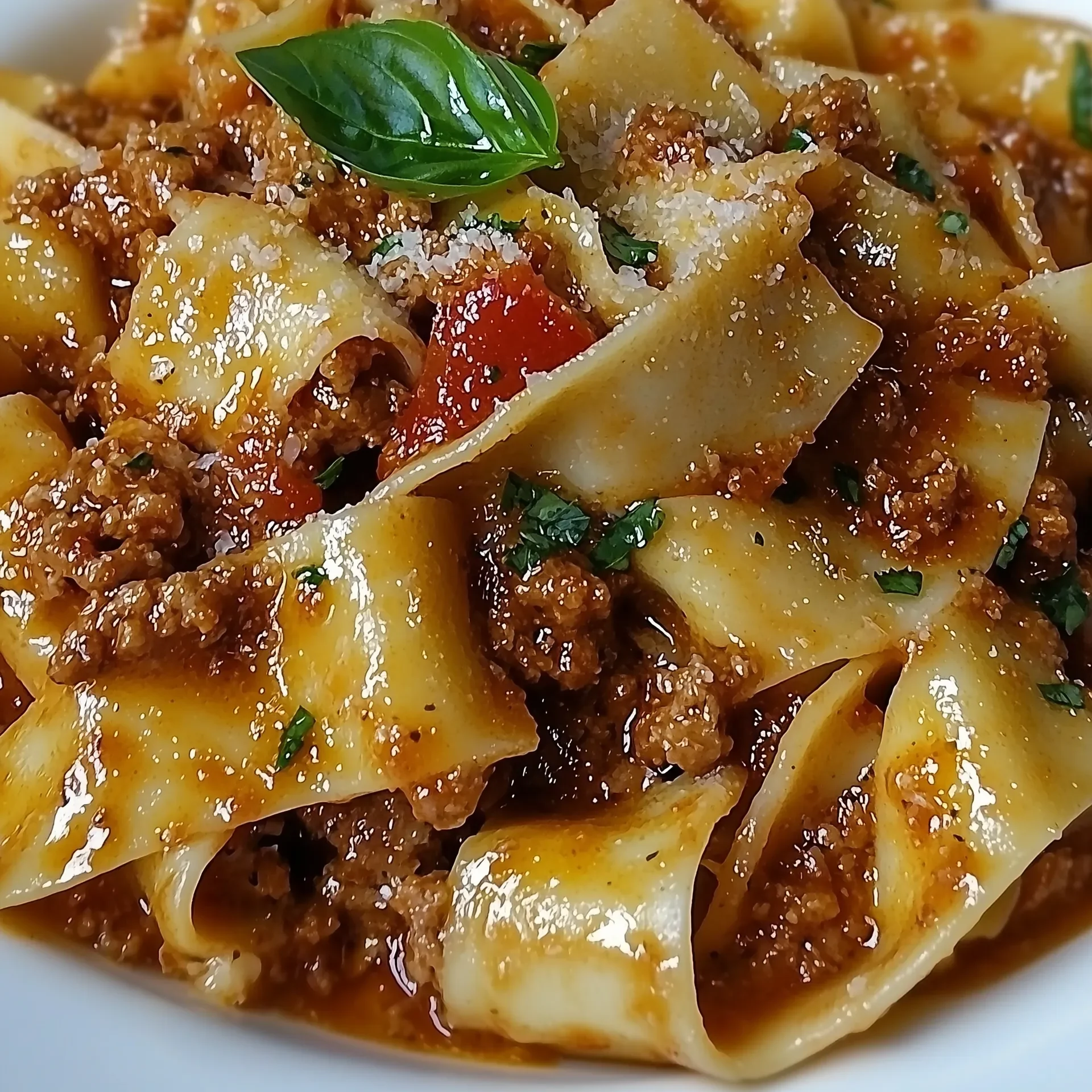 Hearty Pappardelle Bolognese