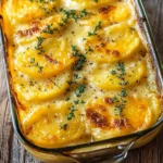 Layered Cheesy Scalloped Potatoes