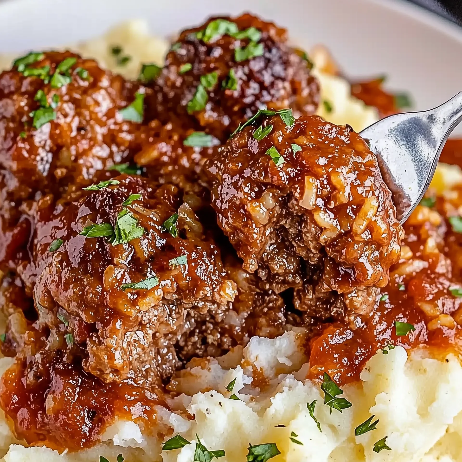 Old-Fashioned Porcupine Meatballs