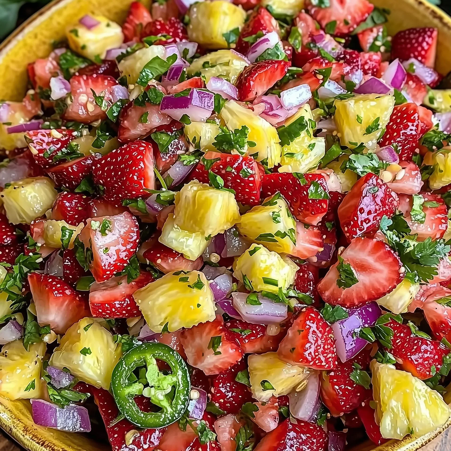 Strawberry Pineapple Salsa