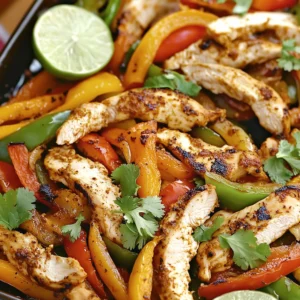 Sheet Pan Chicken Fajitas