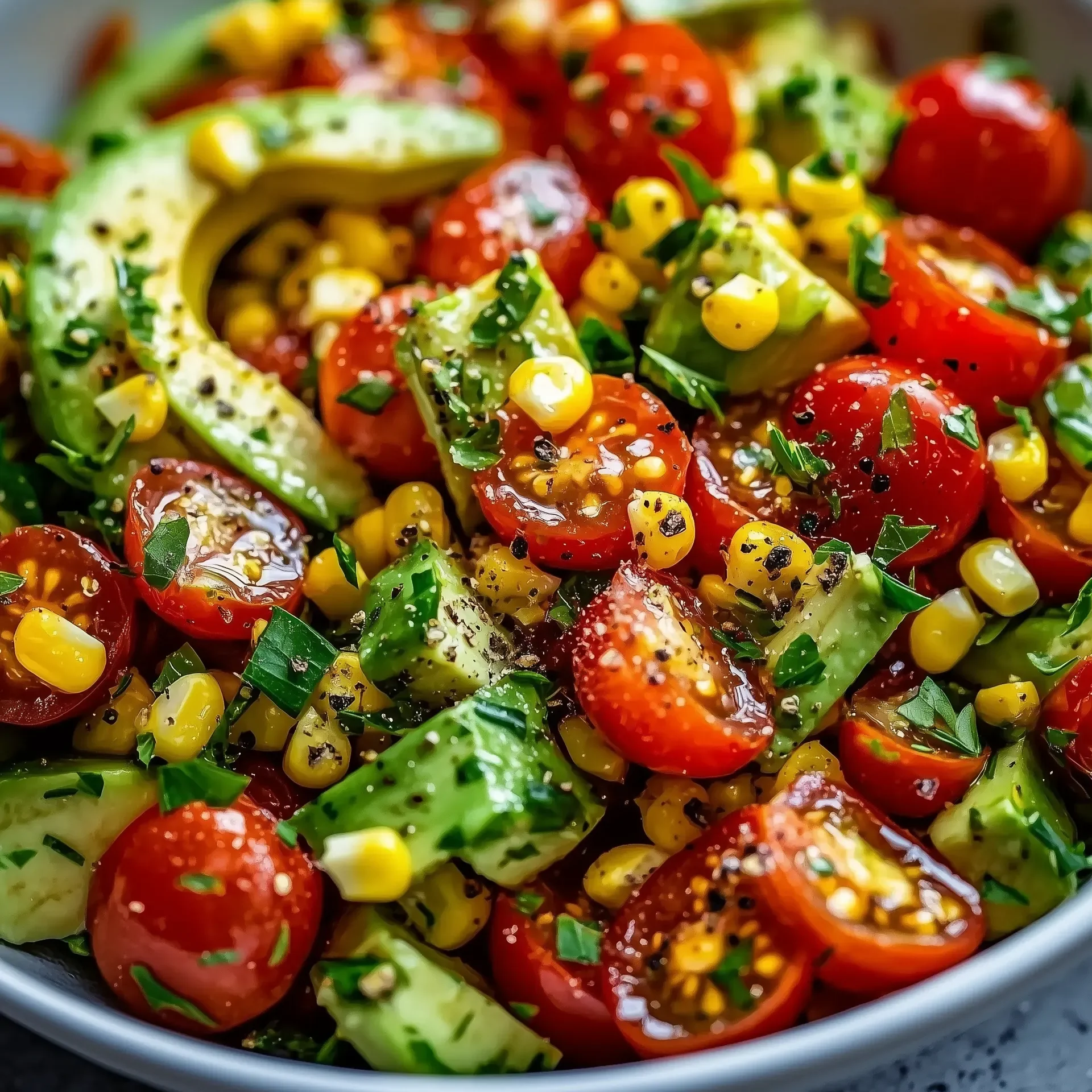 Avocado Corn Tomato Salad