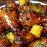 Brown Sugar Pineapple Wings