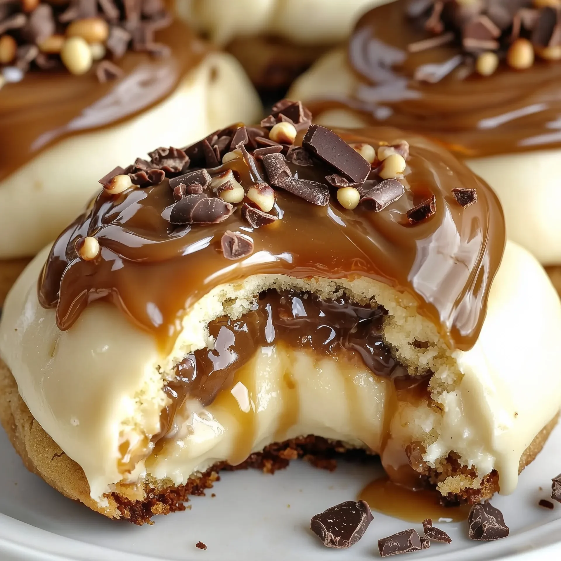 Caramel Cheesecake Cookies