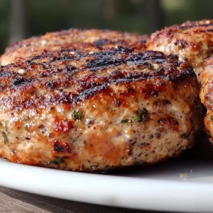 Greek Chicken Burgers with Feta