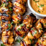 Grilled Bang Bang Chicken Skewers