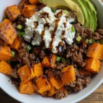 Ground Beef Sweet Potato Bowl