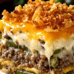 Hamburger Green Bean Casserole