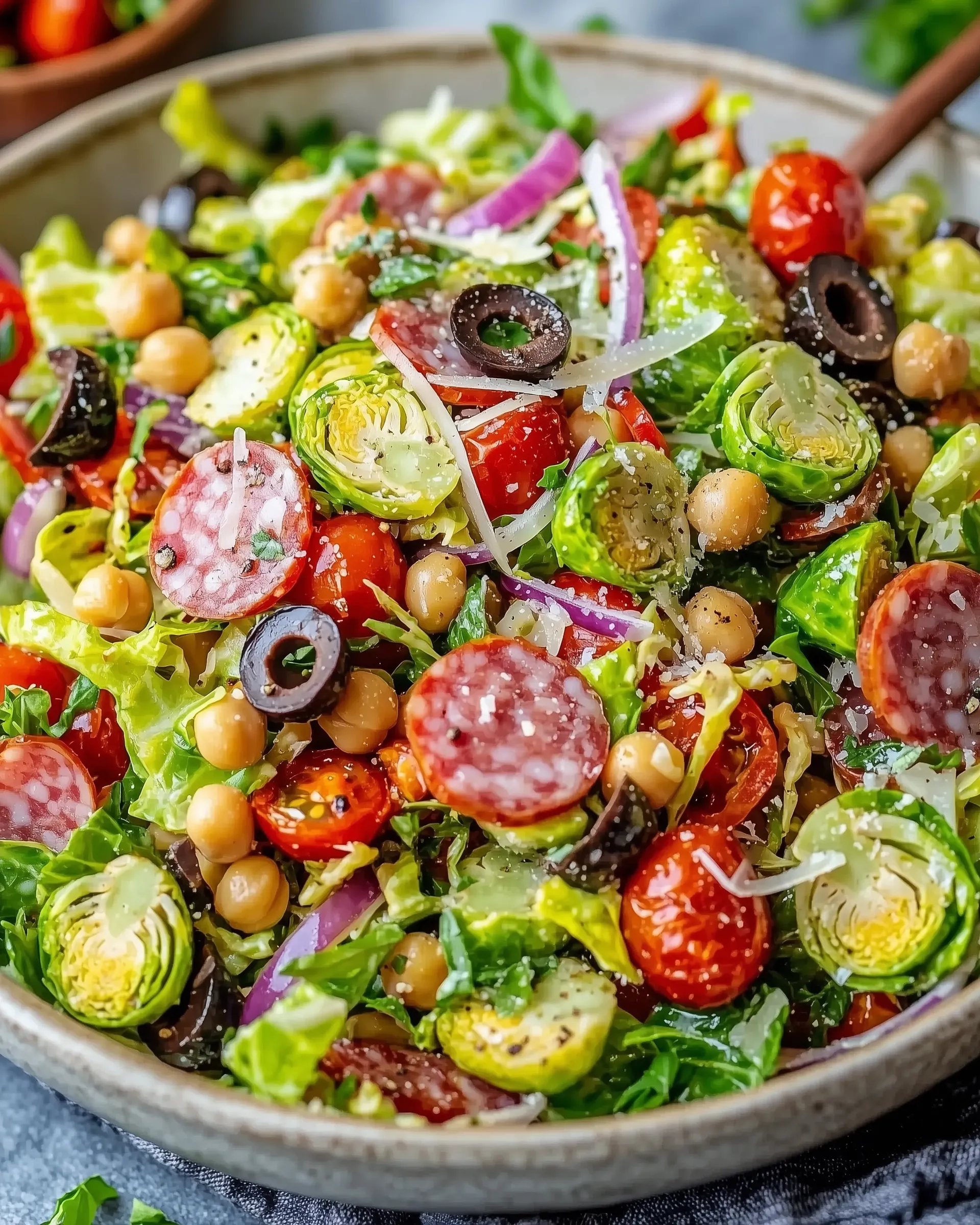 Italian Brussels Sprout Salad