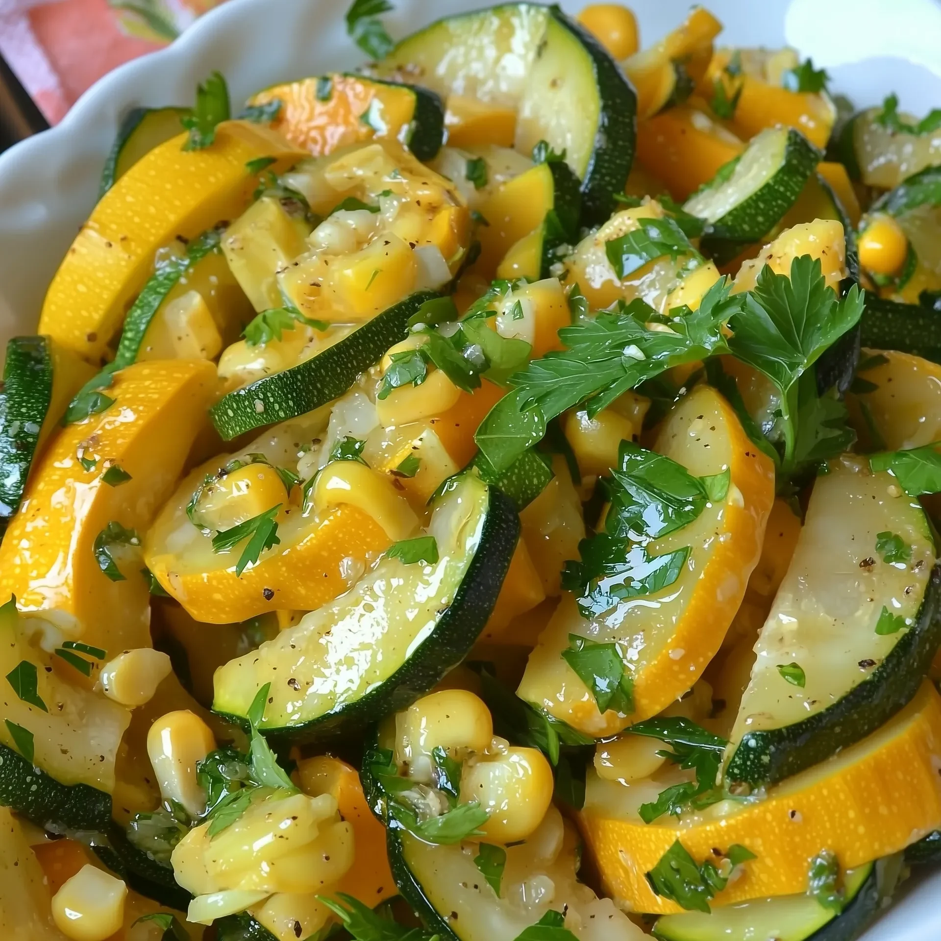 Sautéed Summer Squash & Corn