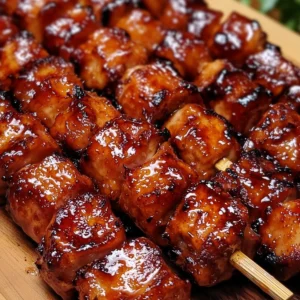 Thai Coconut Chicken Skewers