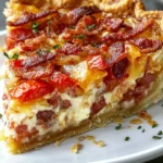 Bacon Onion Tomato Pie
