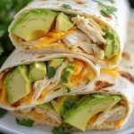 Chicken Avocado Ranch Burritos